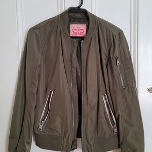Levi olive green bomber jacket